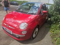 Usado Fiat 500 Lounge 69 HP (50 kW) 2013 Vermelho Citadino