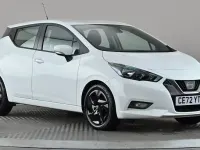 Used Nissan Micra Acenta 92 HP (67 kW) 2022 White Hatchback