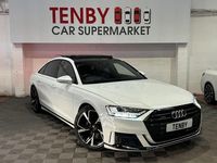 Used Audi A8 Black Edition 286 HP (210 kW) 2021 White Sedan