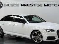 Used Audi A4 Black Edition 150 HP (110 kW) 2018 White Sedan