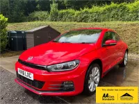 Used VW Scirocco 125 HP (91 kW) 2016 Red Coupe
