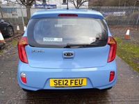 Used Kia Picanto Air 68 HP (50 kW) 2012 Blue Hatchback