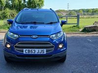 Used Ford Ecosport Zetec 2016 Blue SUV