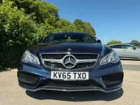 Used Mercedes E220 AMG line 2015 Blue Coupe