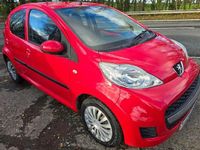 Used Peugeot 107 68 HP (50 kW) 2011 Red Hatchback