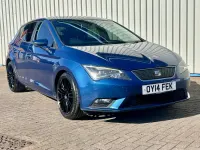 Begagnad Seat Leon Ecomotive 2014 Blå Halvkombi