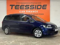 Usado VW Sharan SE 150 HP (110 kW) 2019 Azul Monovolume