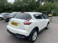 Used Nissan Juke Acenta Premium 110 HP (80 kW) 2014 White SUV