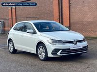 Used VW Polo Style 95 HP (69 kW) 2022 White Hatchback