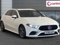 Used Mercedes A180 AMG line 136 HP (100 kW) 2019 White Hatchback
