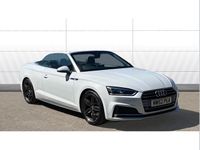Used Audi A5 Cabriolet S-Line 190 HP (139 kW) 2019 White Cabriolet