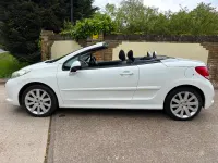 Używany Peugeot 207 CC GT 2009 Biały Kabriolet