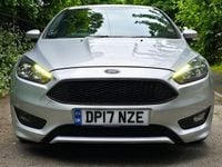 Used Ford Focus ST-Line 125 HP (91 kW) 2017 Silver Hatchback