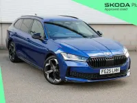 Used Skoda Superb SportLine 190 HP (139 kW) 2025 Cobalt blue metallic Estate