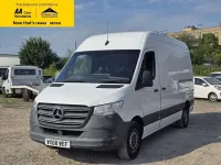 Used Mercedes Sprinter 143 HP (105 kW) 2018 White Van