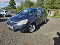 Used Vauxhall Zafira 105 HP (77 kW) 2008 Blue MPV