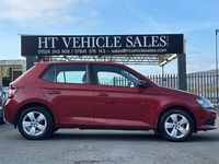 Used Skoda Fabia SE 90 HP (66 kW) 2015 Red Hatchback