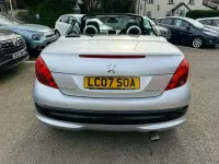 Used Peugeot 207 CC GT 120 HP (88 kW) 2007 Silver Cabriolet