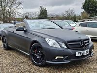 Used Mercedes E350 265 HP (194 kW) 2011 Black Cabriolet