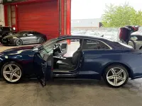 Used Audi A5 S-Line 190 HP (139 kW) 2017 Blue Coupe
