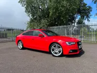 Used Audi A5 S-Line 190 HP (139 kW) 2016 Red Coupe