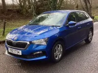 Used Skoda Scala SE 2022 Blue Hatchback