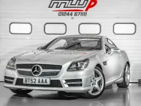 Used Mercedes SLK250 AMG 204 HP (150 kW) 2014 Silver Cabriolet
