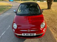 Used Fiat 500 2015 Red Cabriolet