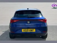 Used Seat Leon SE Dynamic 128 HP (94 kW) 2021 Blue Hatchback