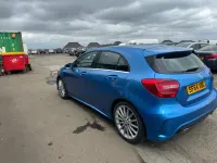 Used Mercedes A180 AMG 109 HP (80 kW) 2014 Blue Hatchback