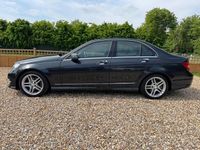 Begagnad Mercedes C220 AMG 2013 Svart Sedan