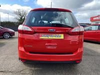 Used Ford Grand C-Max Titanium 120 HP (88 kW) 2018 Red MPV