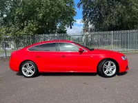 Used Audi A5 S-Line 190 HP (139 kW) 2016 Red Coupe
