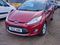 Used Ford Fiesta Zetec 2012 Red Hatchback