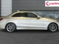 Used Mercedes C200 AMG line 184 HP (135 kW) 2019 Silver Sedan