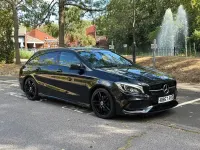 Used Mercedes CLA200 AMG line 2017 Black Coupe