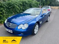 Used Mercedes SL350 245 HP (180 kW) 2003 Blue Cabriolet