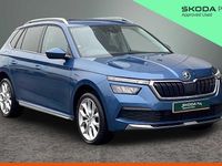 Used Skoda Kamiq SE L 81 HP (59 kW) 2021 Titan blue metallic SUV