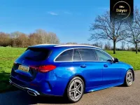 Used Mercedes C200 AMG line 2022 Blue Estate