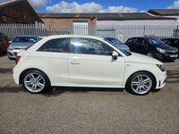 Used Audi A1 S-Line 105 HP (77 kW) 2012 White Hatchback