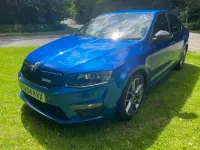 Used Skoda Octavia vRS 150 HP (110 kW) 2014 Blue Hatchback