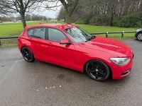 Used BMW 114 Sport Line 2012 Red Hatchback