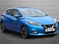 Used Nissan Micra Acenta 92 HP (67 kW) 2022 Blue Hatchback