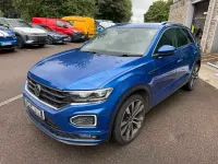 Used VW T-Roc R-line 150 HP (110 kW) 2021 Blue SUV
