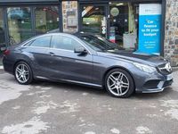 Used Mercedes E220 AMG line 177 HP (130 kW) 2016 Grey Coupe