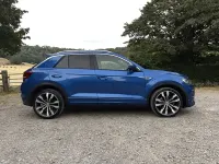 Used VW T-Roc R-line 150 HP (110 kW) 2019 Blue SUV