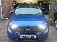 Used Ford Ecosport ST-Line 140 HP (102 kW) 2018 Blue SUV