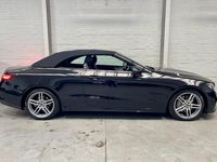 Used Mercedes E220 AMG line 2018 Black Cabriolet