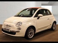 Used Fiat 500C Lounge 2013 White Cabriolet