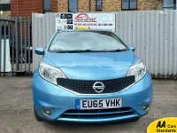 Used Nissan Note Acenta 98 HP (72 kW) 2015 Blue Hatchback